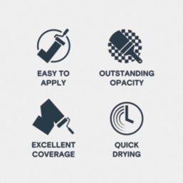 LickPro  2.5Ltr White 02 Vinyl Matt Emulsion  Paint