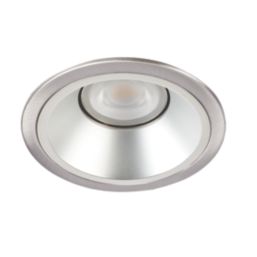 Collingwood H5 500 Silver Reflector Tilt  Fire Rated LED Downlight Brushed Steel 5W 550-600lm