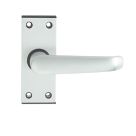 Union Ambassador Lever Handle Pair Satin Aluminium