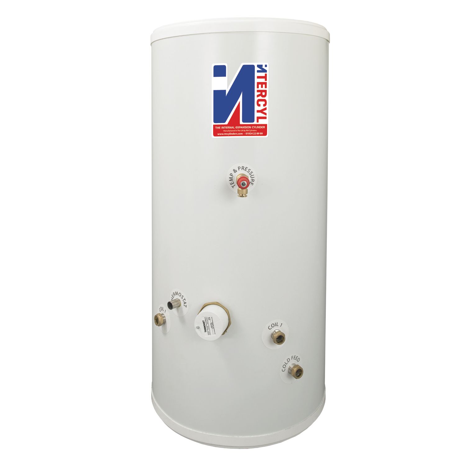 RM Cylinders Intercyl Indirect Unvented Internal Expansion Cylinder 259Ltr (6445V)