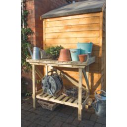 Forest Larchlap Softwood Potting Bench 920mm x 520mm x 1080mm