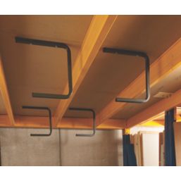 Smith & Locke Heavy Duty U-Hook Black 400 x