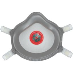 Delta Plus M1300VC Moulded Disp. Valved Masks P3 5 Pack