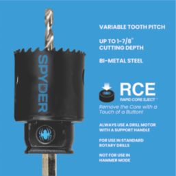 Spyder  9-Saw Multi-Material Holesaw Kit