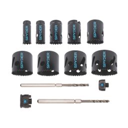 Spyder  9-Saw Multi-Material Holesaw Kit