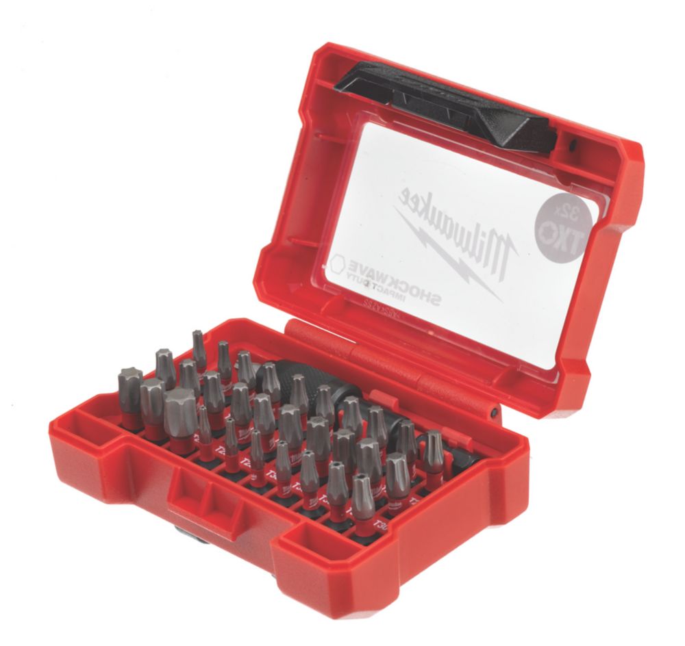 Milwaukee drill deals bit set screwfix