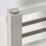 Time 1200mm x 550mm 1933BTU Silver Flat Designer Towel Radiator