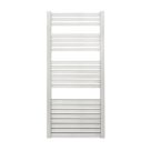 Time 1200mm x 550mm 1933BTU Silver Flat Designer Towel Radiator