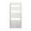 Time 1200mm x 550mm 1933BTU Silver Flat Designer Towel Radiator