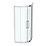 Ideal Standard I.life Semi-Framed Quadrant Shower Enclosure Non-Handed Silver 900mm x 900mm x 2005mm