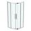 Ideal Standard I.life Semi-Framed Quadrant Shower Enclosure Non-Handed Silver 900mm x 900mm x 2005mm