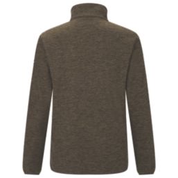 Regatta Harrow Full Zip Fleece Dark Khaki Marl  Medium 39-40" Chest