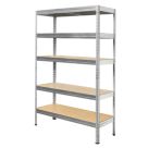 Essentials  5-Tier Metal Garage Shelving Unit 1200mm x 450mm x 1800mm