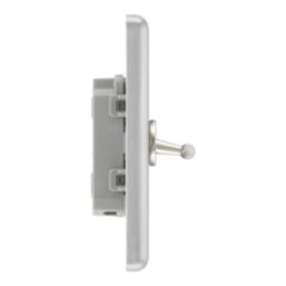 LAP  20A 16AX 1-Gang 2-Way Toggle Switch  Brushed Stainless Steel