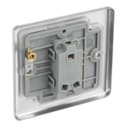 LAP  20A 16AX 1-Gang 2-Way Toggle Switch  Brushed Stainless Steel