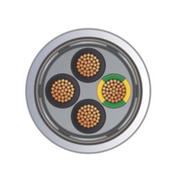 Time 4-Core SY Transparent 2.5mm²  Screened Control Cable 100m Drum