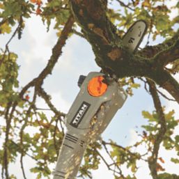 Refurb Titan TTT831HDC 18V 1 x 5.0Ah Li-Ion TXP  Cordless 2-in-1 Hedge Trimmer & Pole Saw