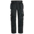 Snickers 6251 Stretch Trousers Black 35" W 32" L