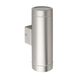 Saxby Palin XL Outdoor Wall Light Brushed Stainless Steel