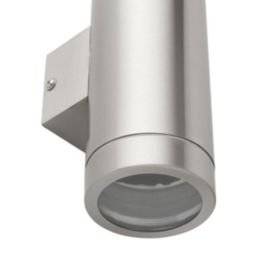 Saxby Palin XL Outdoor Wall Light Brushed Stainless Steel