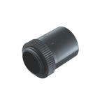 Tower Male Conduit Adaptors 20mm Black 2 Pack