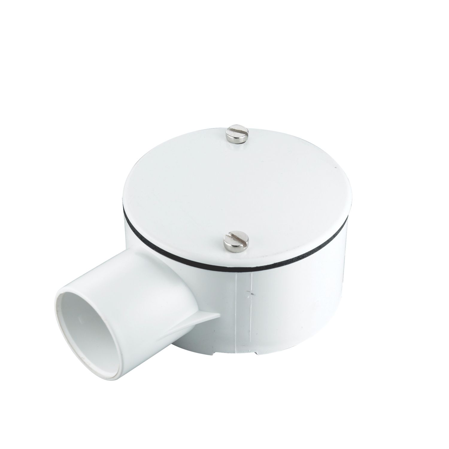 Tower 1 Way 25mm Terminal Box White (64537)