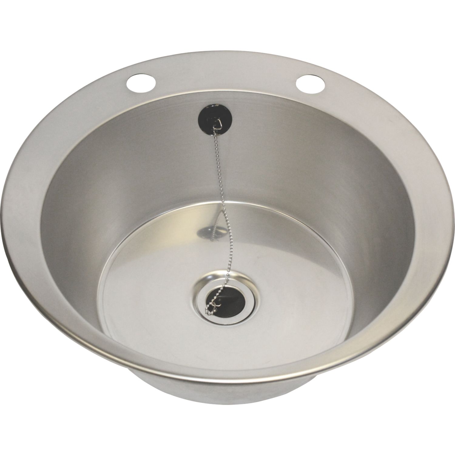 1 Bowl Stainless Steel Inset Washbasin 447mm x 130mm (6453P)