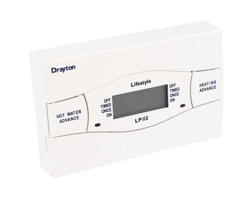 Drayton LP112 2-Channel Digital Programmer - Screwfix