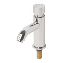Chrome 171mm Self-Closing Mono Basin Pillar Tap