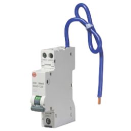 Wylex  32A 30mA Type A DP C Curve  Bidirectional Mini RCBO
