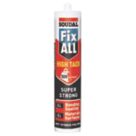 Soudal Fix All Solvent-Free High Tack Adhesive & Sealant White 290ml