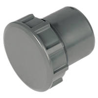 FloPlast  ABS Access Plugs Grey 40mm 5 Pack
