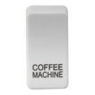 Knightsbridge 'COFFEE MACHINE' Switch Cover White