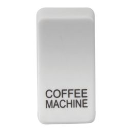 Knightsbridge 'COFFEE MACHINE' Switch Cover White