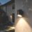 LAP Sul Outdoor LED Solar Wall Light With PIR Sensor Black 240lm