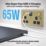 British General Nexus Metal 13A 2-Gang SP Switched Socket + 3.25A 65W 2-Outlet Type C USB Charger Antique Brass with Black Inserts