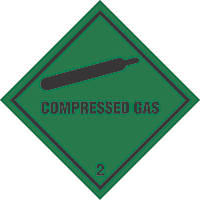 "Compressed Gas" Diamond 100 x 100mm