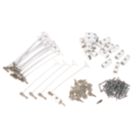 Jackloc The Pro 2 Window Restrictor White 200mm 20 Pack