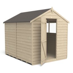 Forest  6' x 8' (Nominal) Apex Overlap Timber Shed with Assembly
