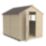 Forest  6' x 8' (Nominal) Apex Overlap Timber Shed with Assembly