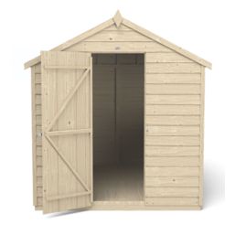 Forest  6' x 8' (Nominal) Apex Overlap Timber Shed with Assembly