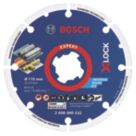 Bosch Expert X-Lock Metal Segmented Diamond Cutting Disc 115mm
