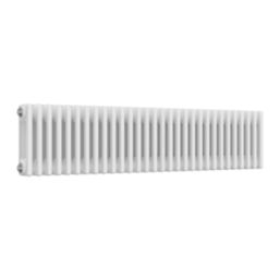 Reina 300mm x 1370mm 3144BTU White Horizontal 3 Column Radiator