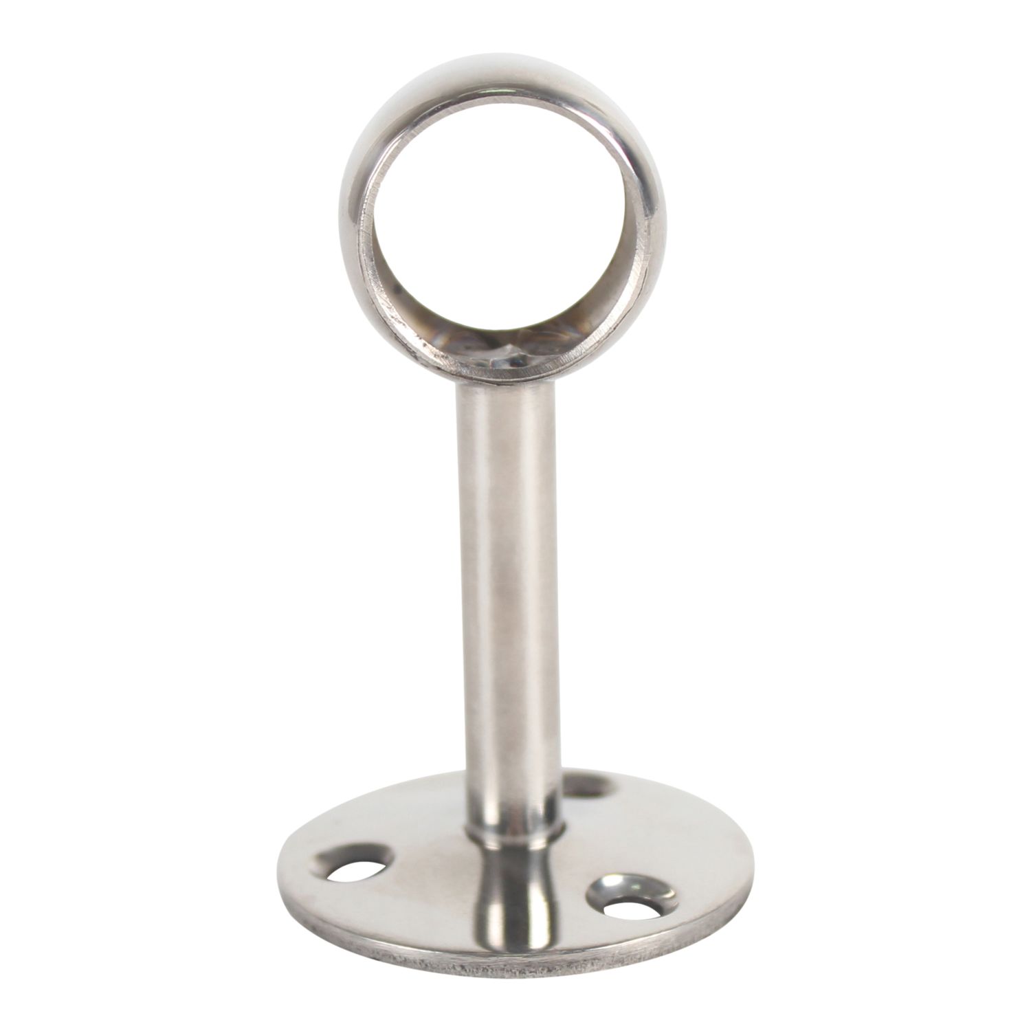 Essentials Rail Centre Brackets Polished Stainless Steel 25mm 2 Pack (645TA)