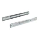 Essentials Steel Heavy Duty Self-Closing Ball Bearing Drawer Runners 500mm 2 Pack