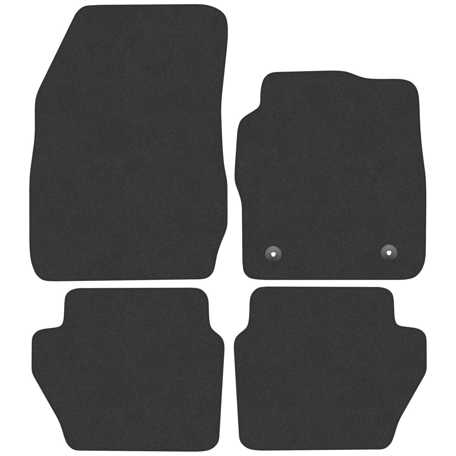 Car Mat Co. Ford Fiesta 2011 - 2017 Carpet & Rubber Car Mats 4 Piece Set (645VV)