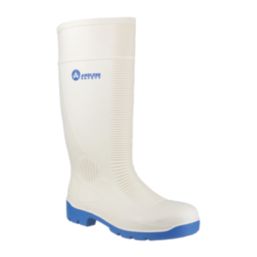 Amblers FS98 Food Size 6  White Steel Toe Cap Safety Wellies
