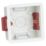 Knightsbridge  1-Gang Dry Lining  Box 35mm 10 Pack