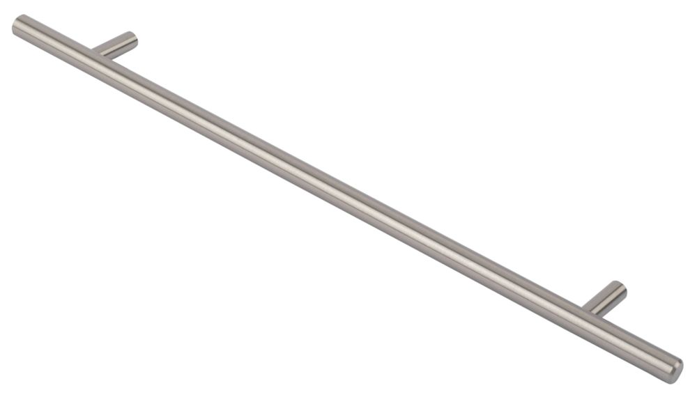 Smith & Locke TBar Pull Handle Brushed Nickel 320mm Screwfix