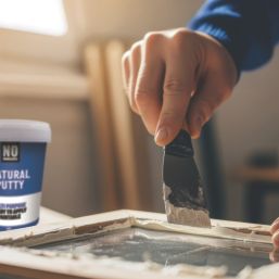 No Nonsense Multipurpose Glazing Putty Natural 2kg